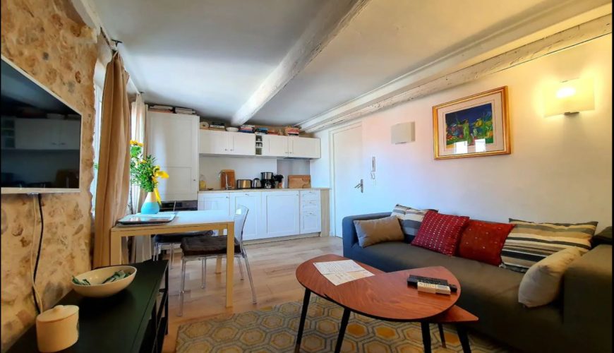 BEAUTIFUL ONE-BEDROOM APARTMENT IN THE OLD TOWN OF ANTIBES